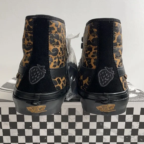 Vans skate Sk8-Hi Deco (Cher Strauberry) cheetah men’s - Picture 8 of 10